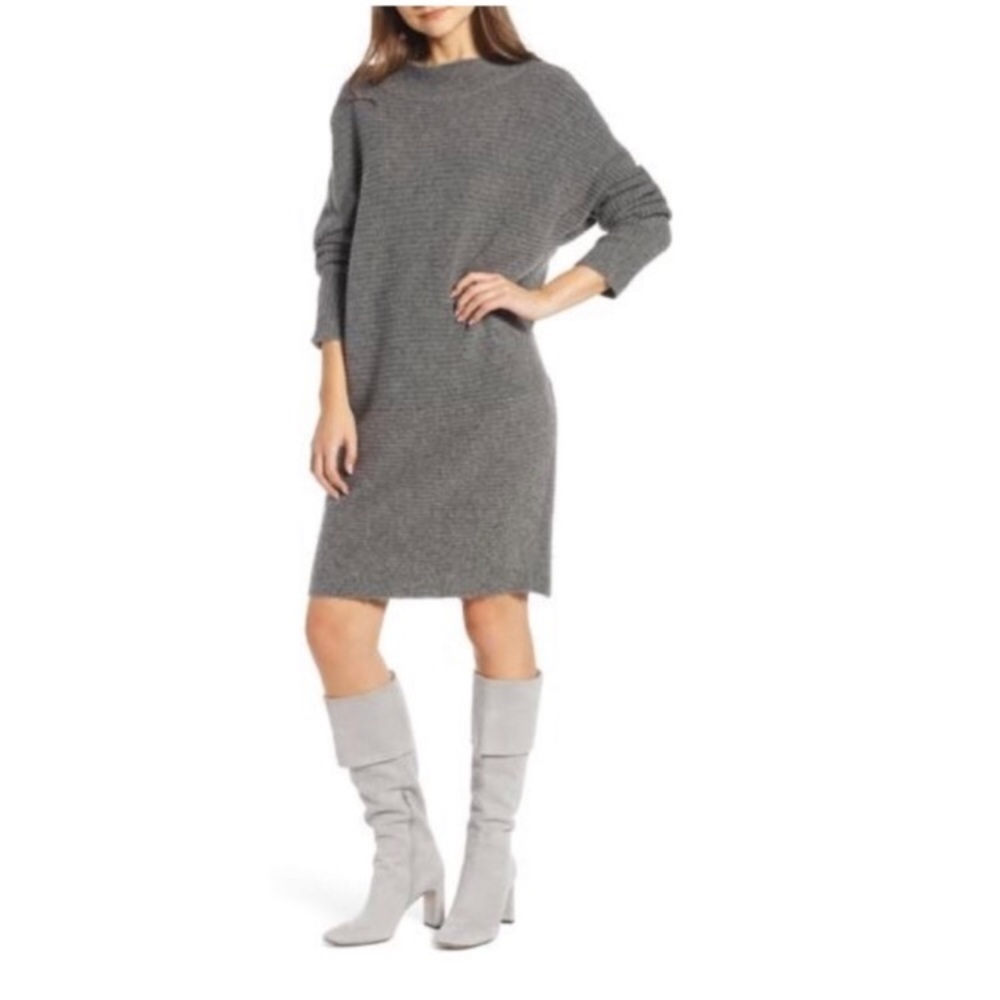 Something Navy Horizontal Sweater Dress